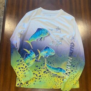 Boy’s Guy Harvey Fishing Long Sleeve Shirt